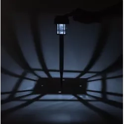 Lampa solarna do trawnika plastikowa 6500K 6 szt. kolorowe opakowanie — zdjęcie 3