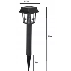 Lampa solarna do trawnika plastikowa 6500K 6 szt. kolorowe opakowanie — zdjęcie 4