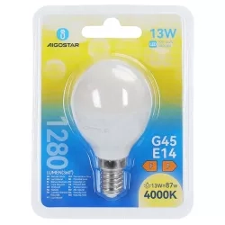 Żarówki LED G45 E14 13W 4000K 2 szt. blister — zdjęcie 5