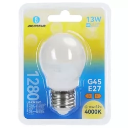 Żarówki LED G45 E27 13W 4000K 2 szt. blister — zdjęcie 5