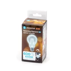 Żarówka LED filament A60 E27 6W 6500K przezroczysta 1 szt — zdjęcie 5