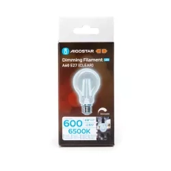 Żarówka LED filament A60 E27 6W 6500K przezroczysta 1 szt — zdjęcie 6