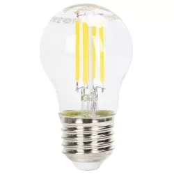 Żarówka LED filament G45 E27 4W 6500K transparentna 1 szt — zdjęcie 3