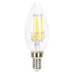 Żarówka LED filament C35 E14 4W 6500K przezroczysta 1 szt — zdjęcie 2