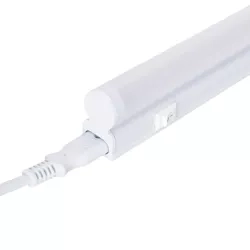 Oprawa LED T5 0,6m 9W 4000K z kablem 0,6m transparentna obudowa — zdjęcie 6