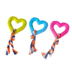 Zabawka w kształcie serca TPR z bawełnianym sznurkiem — zdjęcie 2