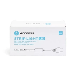 Taśma LED 5050 RGB 60 LED/m 12V z pilotem i akcesoriami, kolorowa, w opakowaniu
