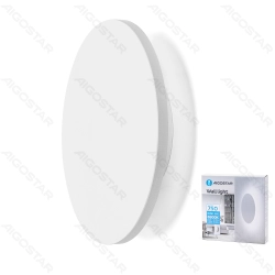 LED Wall light Round Iron White 6.5W 6500K