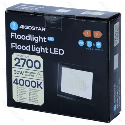 Halogen LED 30W 2700lm 4000K IP65 slim Aigostar do kuchni energooszczędny