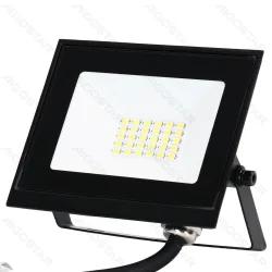 Naświetlacz LED 20W 6500K czarny ze szklanym kloszem 22,5 cm do mocnego światła