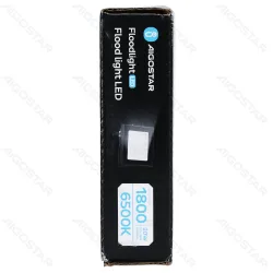 Naświetlacz LED 20W 6500K czarny ze szklanym kloszem 22,5 cm do mocnego światła