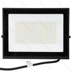 Halogen LED 100W 6500K 9000lm IP65 slim czarny energooszczędny do biura