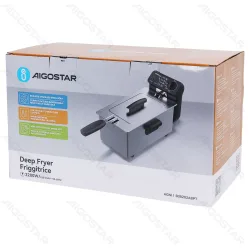 Frytkownica Aigostar Agni 2200 W 3 l praktyczna i szybka w użyciu