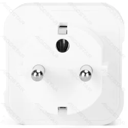 Adapter podróżny z polską wtyczką i angielskim gniazdkiem dla wygody użytkowania