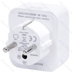 Adapter podróżny z wtykiem PL i gniazdami USA, UK, Chiny 230V dla wygody podróży
