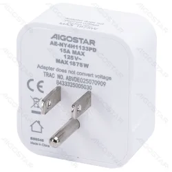 Adapter podróżny przejście wtyk USA na gniazdo UK i Chiny 230V dla wygody
