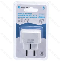 Adapter podróżny z wtyczką europejską i chińskim gniazdkiem dla wygody podróży