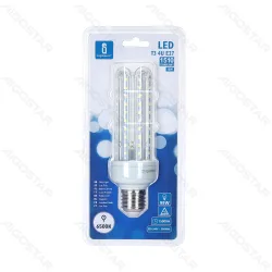 Żarówka LED 15W E27 1510lm zimna 6000K w kształcie U energooszczędna do biura