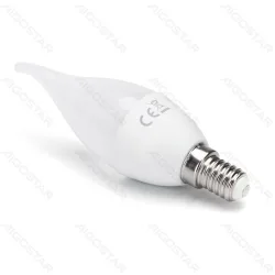 Żarówka świeczka LED CL37 E14 3W 255lm ciepła do salonu energooszczędna