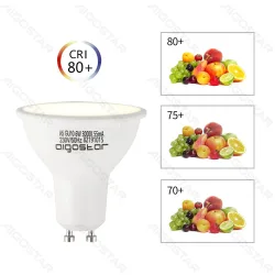 Żarówka LED GU10 6W 3000K 420lm 100° Aigostar energooszczędna do salonu