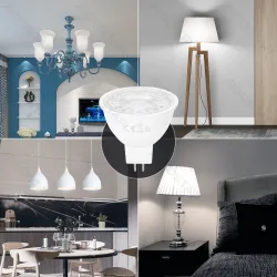 Żarówka LED MR16 COB 6W 480lm 12V zimna do biura energooszczędna