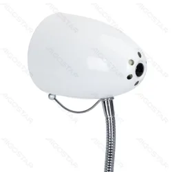 Lampa biurkowa biała z gwintem E27 idealna do przytulnego klimatu