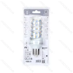 Żarówka spiralna LED E27 13W 1290lm ciepła 2700K energooszczędna do salonu