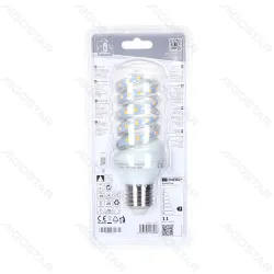 Żarówka spiralna LED E27 11W 1060lm ciepła 2700K energooszczędna do salonu