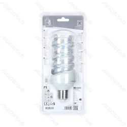 Żarówka spiralna LED E27 18W 1850lm ciepła do salonu energooszczędna