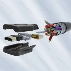 Kabel HDMI Aigostar 3 m czarny zapewniający niezawodne połączenie audio-wideo