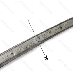 Taśma LED 50m czerwona 10mm 230V wysokiego napięcia do efektownego oświetlenia