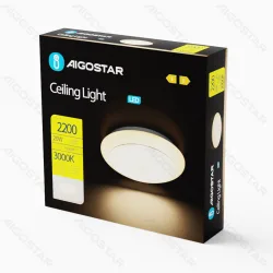 Lampa sufitowa LED 20W 3000K ciepła Aigostar do salonu dla przytulnego klimatu