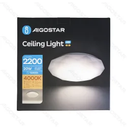 Lampa sufitowa LED 20W 4000K neutralna do kuchni zapewniająca mocne światło