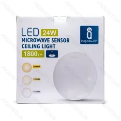Lampa sufitowa LED 24W 3000K z czujnikiem Aigostar do przytulnego wnętrza