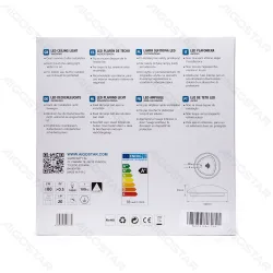 Aigostar LED 18W 3000K ściemnialna lampa sufitowa do salonu energoszczędna