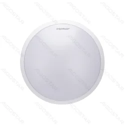 Lampa sufitowa LED 24W 4000K neutralna Aigostar do kuchni i biura - okrągły biały matowy klosz