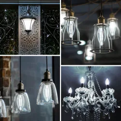 Żarówka LED Filament C35 E14 4W 6500K Aigostar energooszczędna do biura