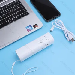 Wielofunkcyjna akumulatorowa lampa stołowa LED 3W neutralna Aigostar dla wygody użytkowania