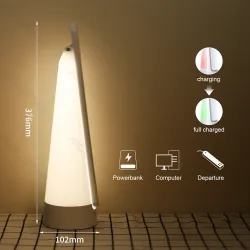 Składana lampa stołowa LED 7W 4000K w białym kolorze do kuchni