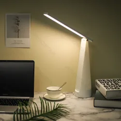 Składana lampa stołowa LED 7W 4000K w białym kolorze do kuchni
