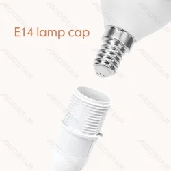 Lampa stołowa z żywicy Aigostar E14 model 273231207 nowoczesny design