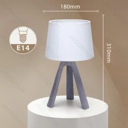 Lampa stołowa z żywicy Aigostar E14 model 273231207 nowoczesny design