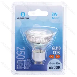 Żarówka LED GU10 3W=38W 255lm zimna Aigostar do kuchni energoszczędna