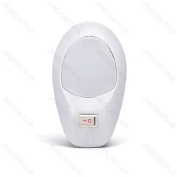 Lampka nocna LED 1W zimna do kontaktu z wyłącznikiem Aigostar do biura
