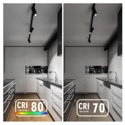 Reflektor LED COB 15W 1700LM zimny do szynowych systemów dwuprzewodowych mocne światło