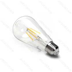 Żarówka LED Filament ST64 E27 8W 950lm ciepła do salonu energooszczędna