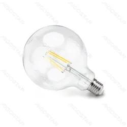 Żarówka LED 8W E27 G125 Filament ciepła biała 880lm energooszczędna do salonu