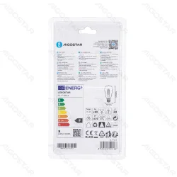 Żarówka LED Filament ST64 E27 8W 800lm 2200K ciepła bursztynowa do salonu energiooszczędna