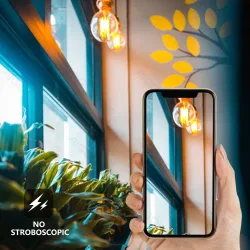 Żarówka LED Filament G125 E27 6W 600lm 2200K ciepła do salonu energoszczędna