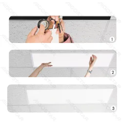 Panel świetlny LED 1200x300mm 40W 6500K Aigostar mocne światło do biura